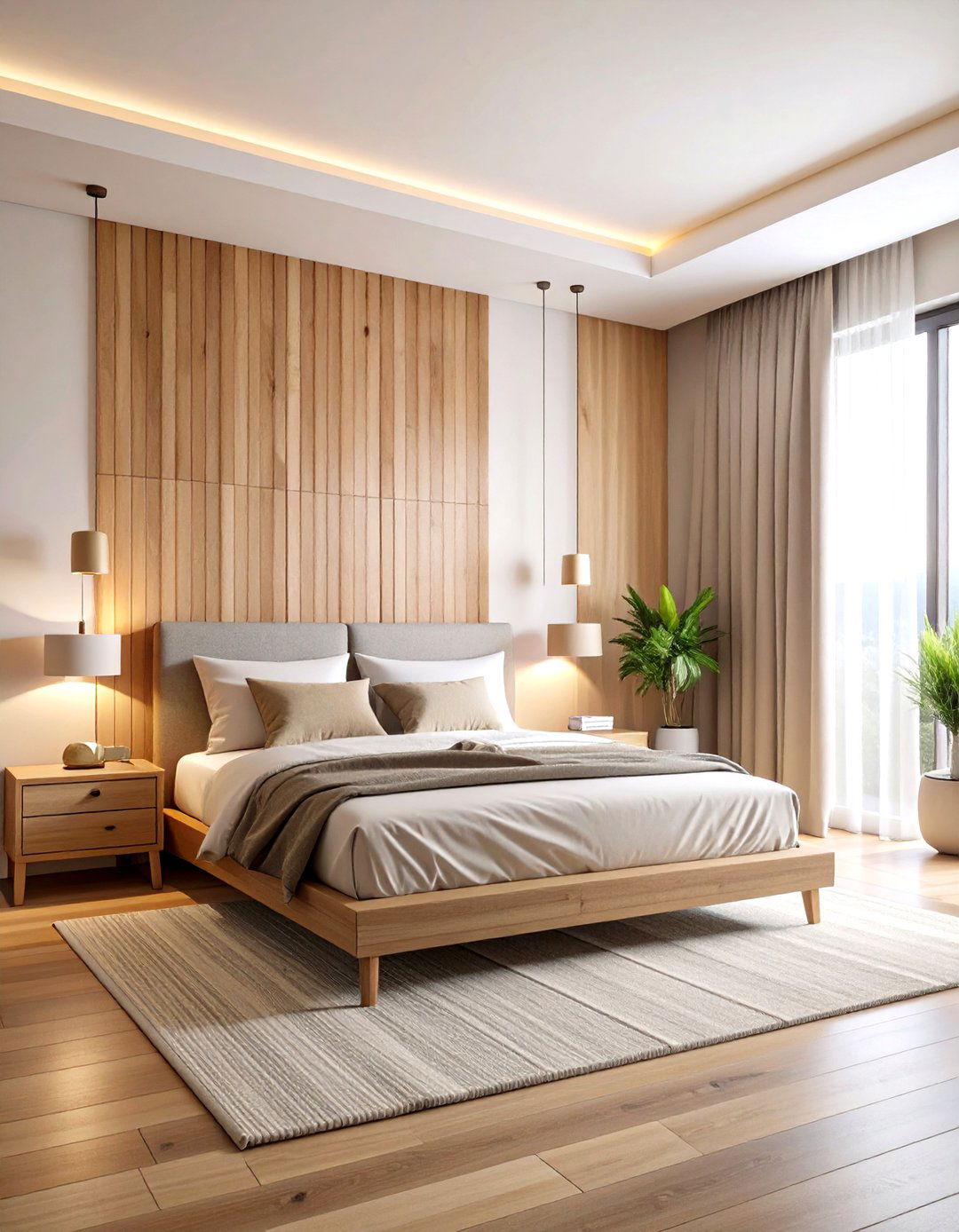 Modern Wood Trim Accent Design - 24 Wood Accent Wall Ideas