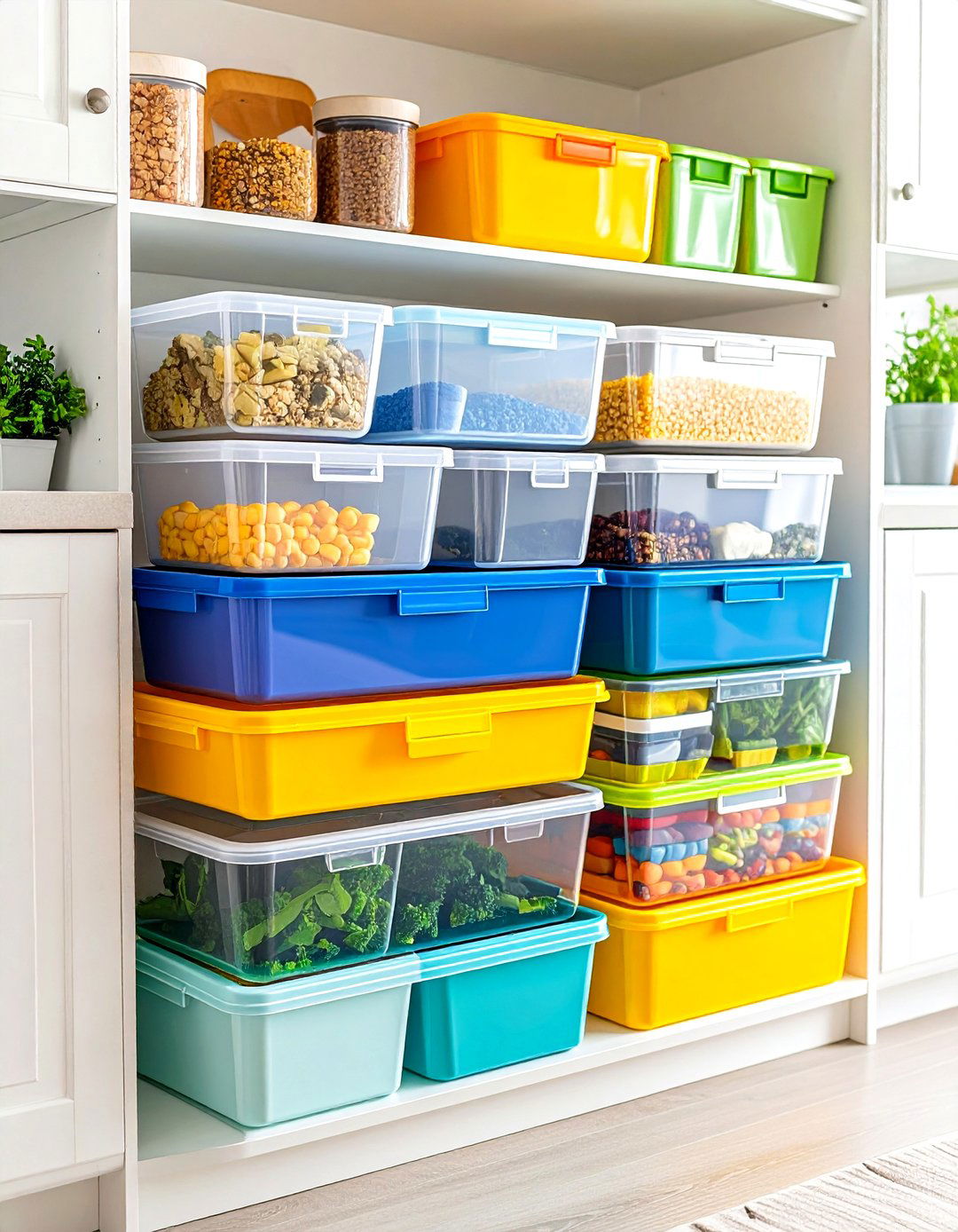 Modular Bin Organization System - 24 Tupperware Organization Ideas