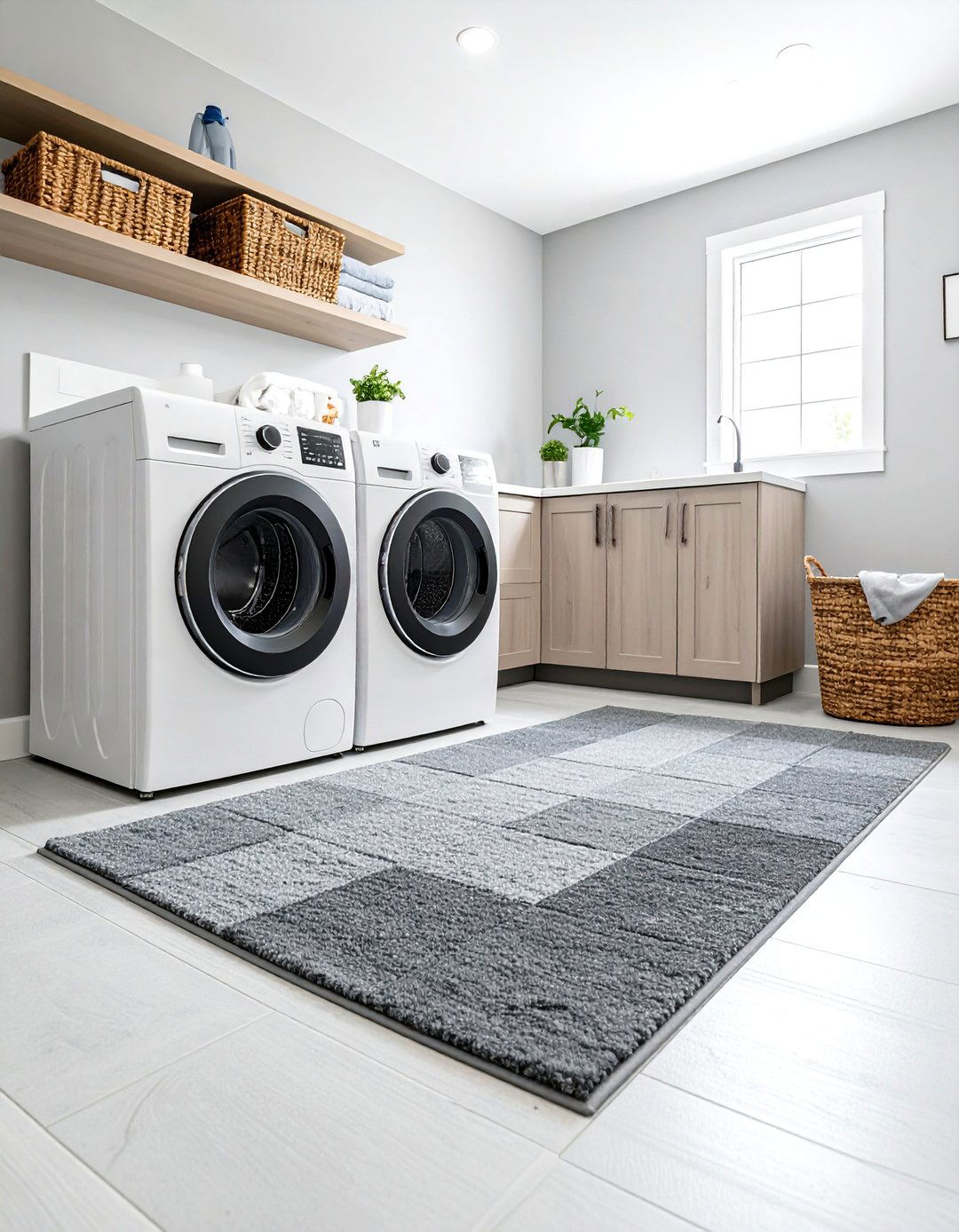 Modular Carpet Tiles - 24 Laundry Room Floor Ideas