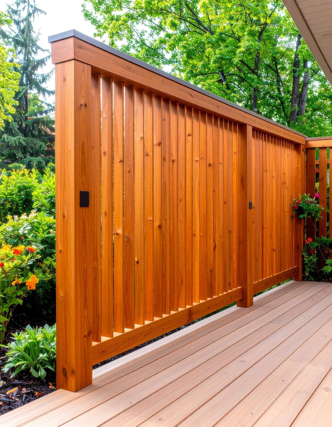 Modular Composite Wood Privacy Systems - 24 Outdoor Privacy Screen Ideas