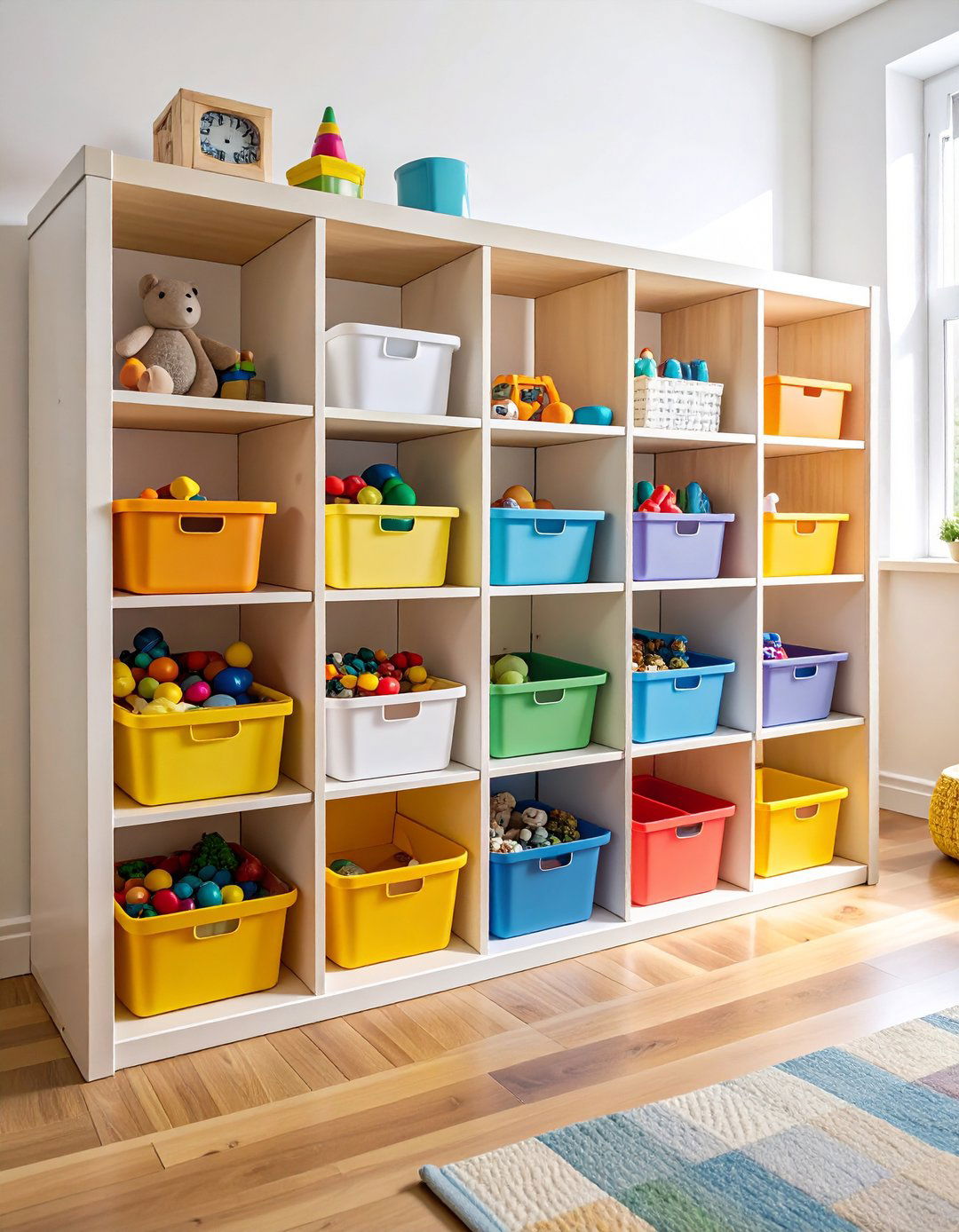 Modular Cube Storage Systems - 24 Playroom Storage Ideas