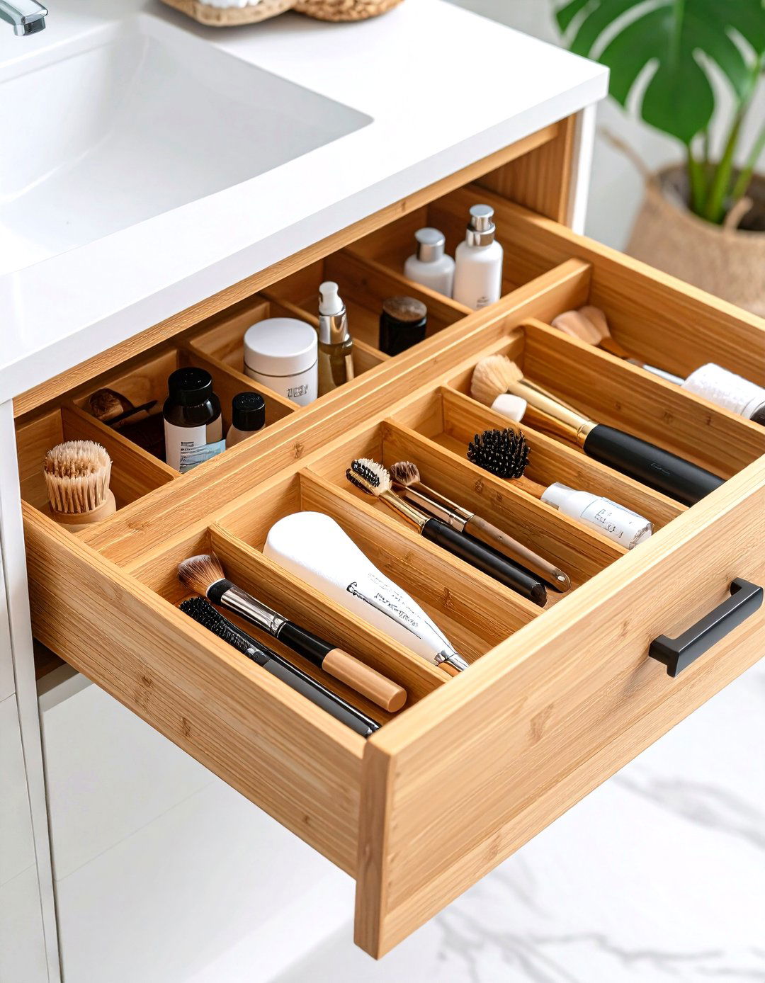 Modular Drawer Divider Systems - 24 Bathroom Cabinet Organization Ideas
