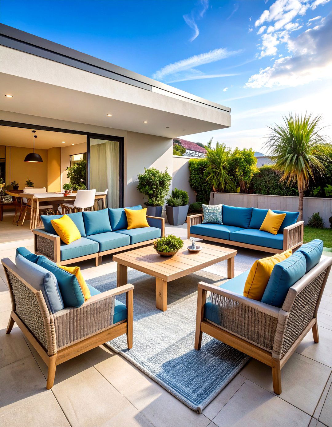 Modular Furniture Patio - 24 Small Backyard Patio Ideas