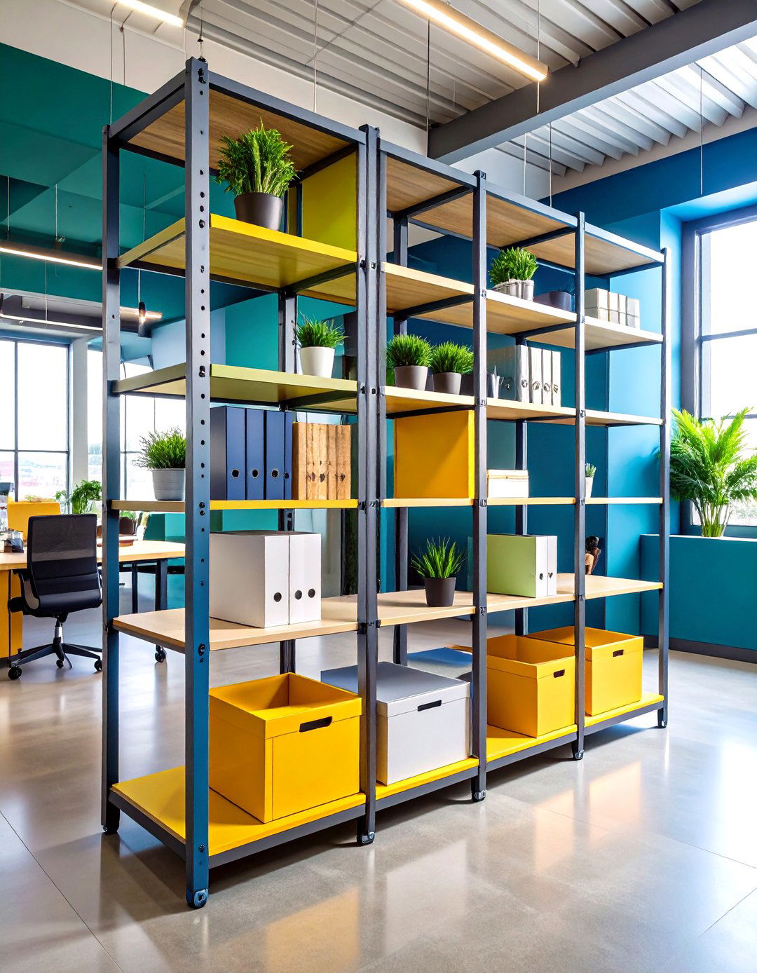 Modular Shelving Systems - 24 Office Storage Ideas