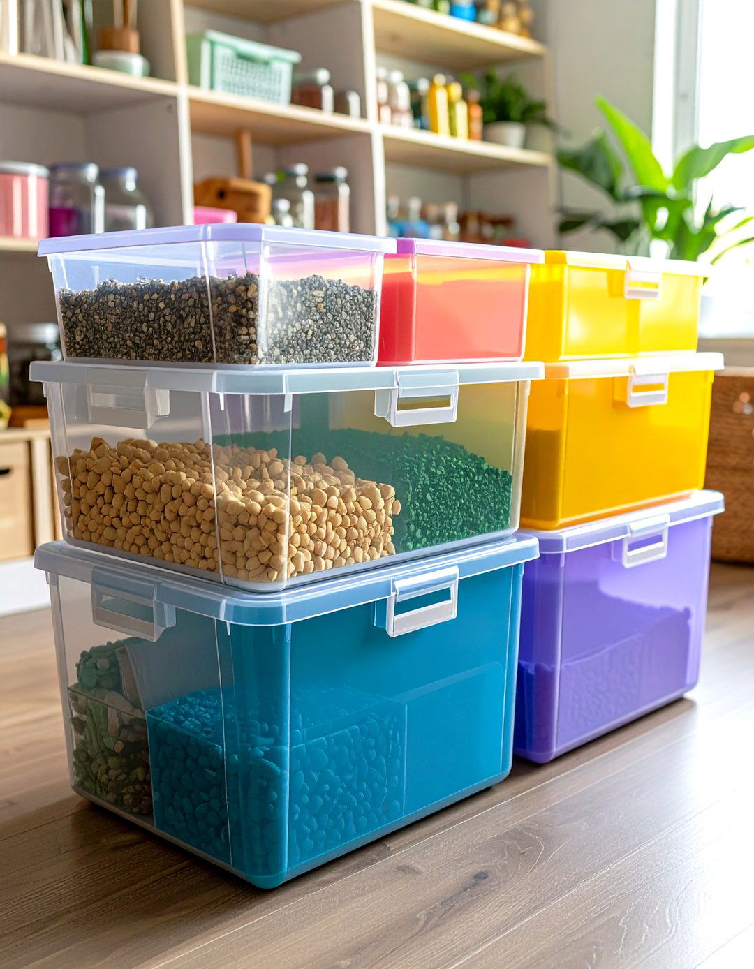 Modular Storage Bin Systems - 24 Craft Room Organization Ideas