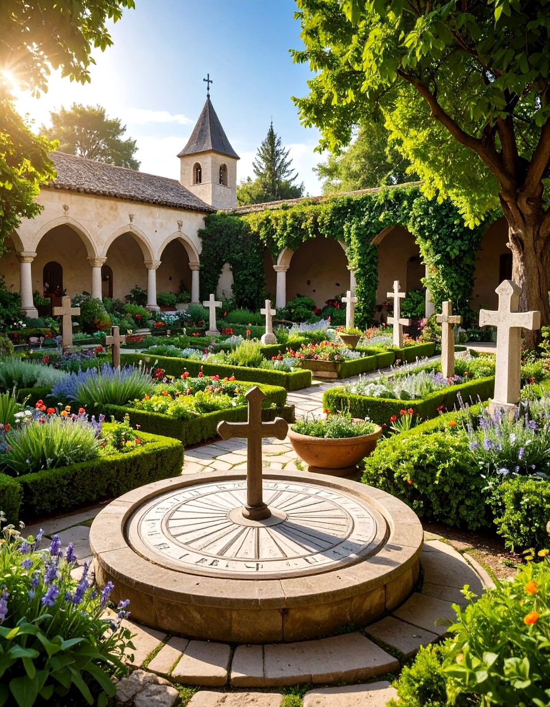Monastic Garden Sanctuary - 24 Vintage Garden Ideas