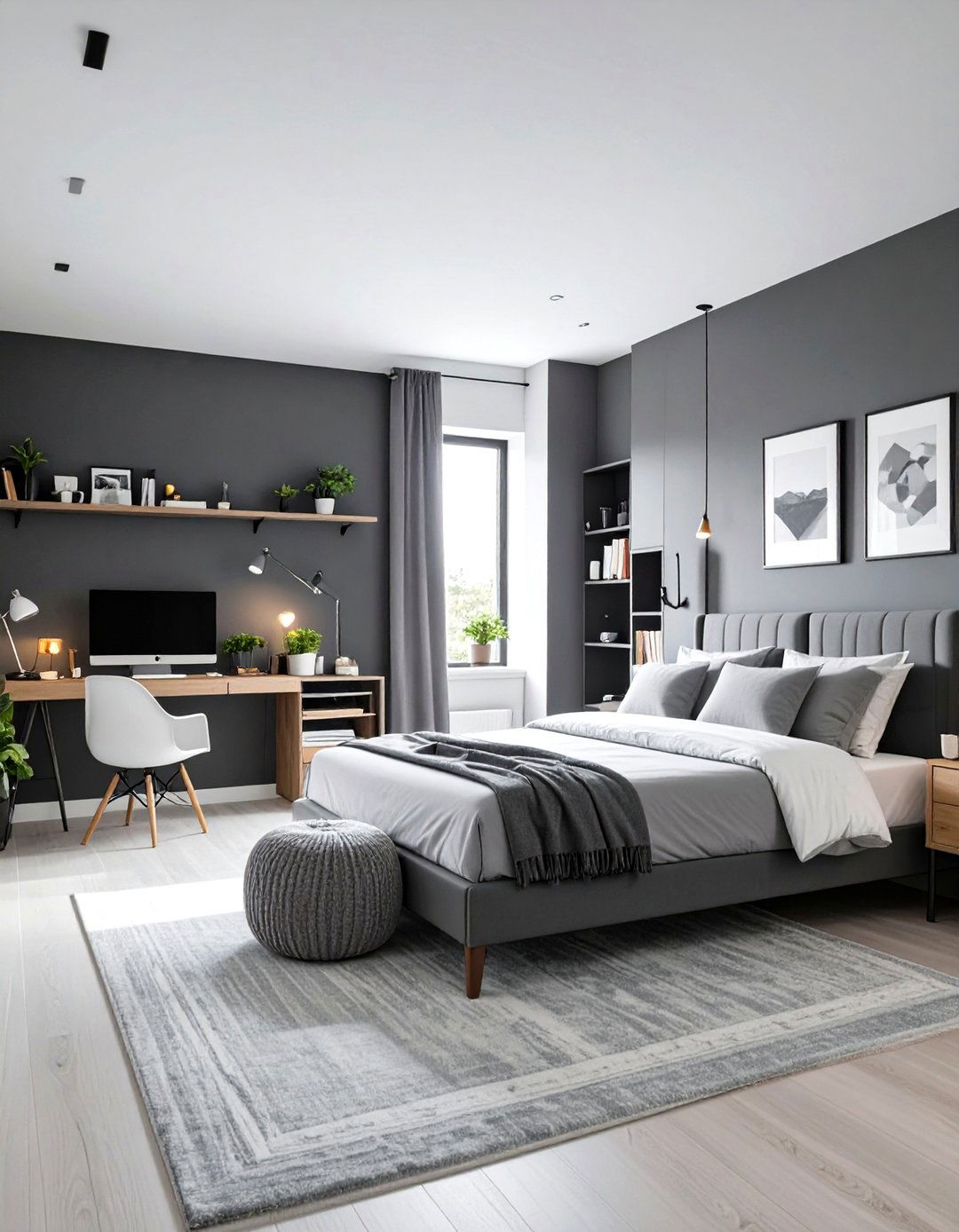 Monochromatic Color Scheme - 24 Minimalist Dorm Room Ideas