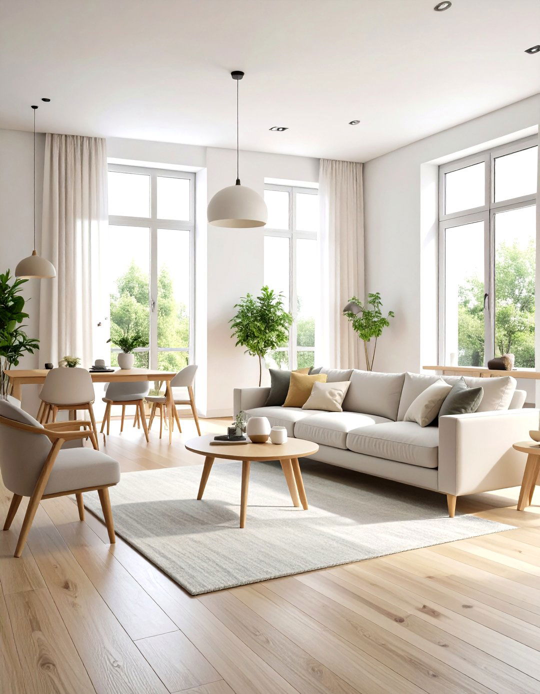 Monochromatic Color Scheme - 24 Studio Apartment Ideas
