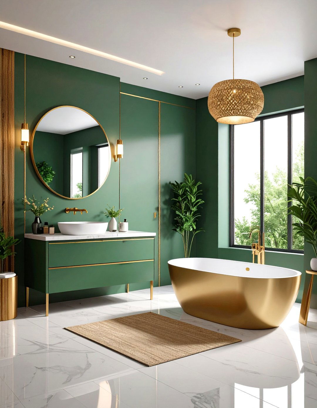 Monochromatic Color Schemes - 24 Small Ensuite Design Ideas