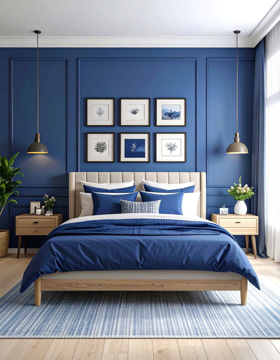 Monochromatic Color Story Wall - 24 Wall Collage Ideas