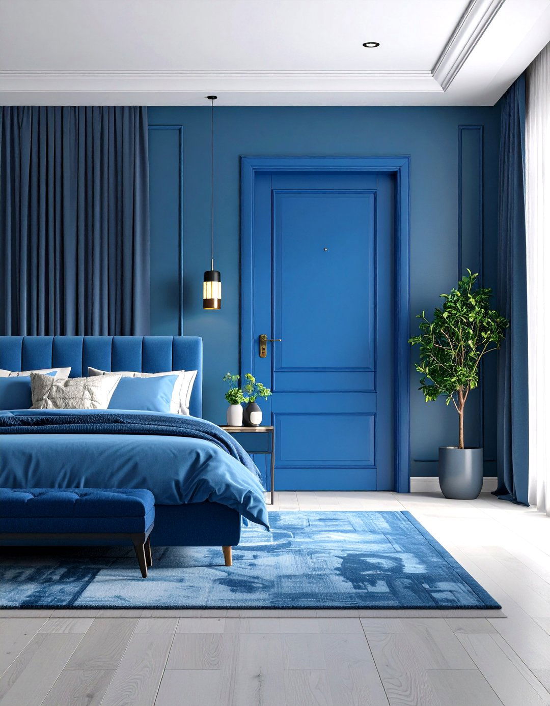 Monochromatic Door Color Schemes - 24 Door Painting Ideas