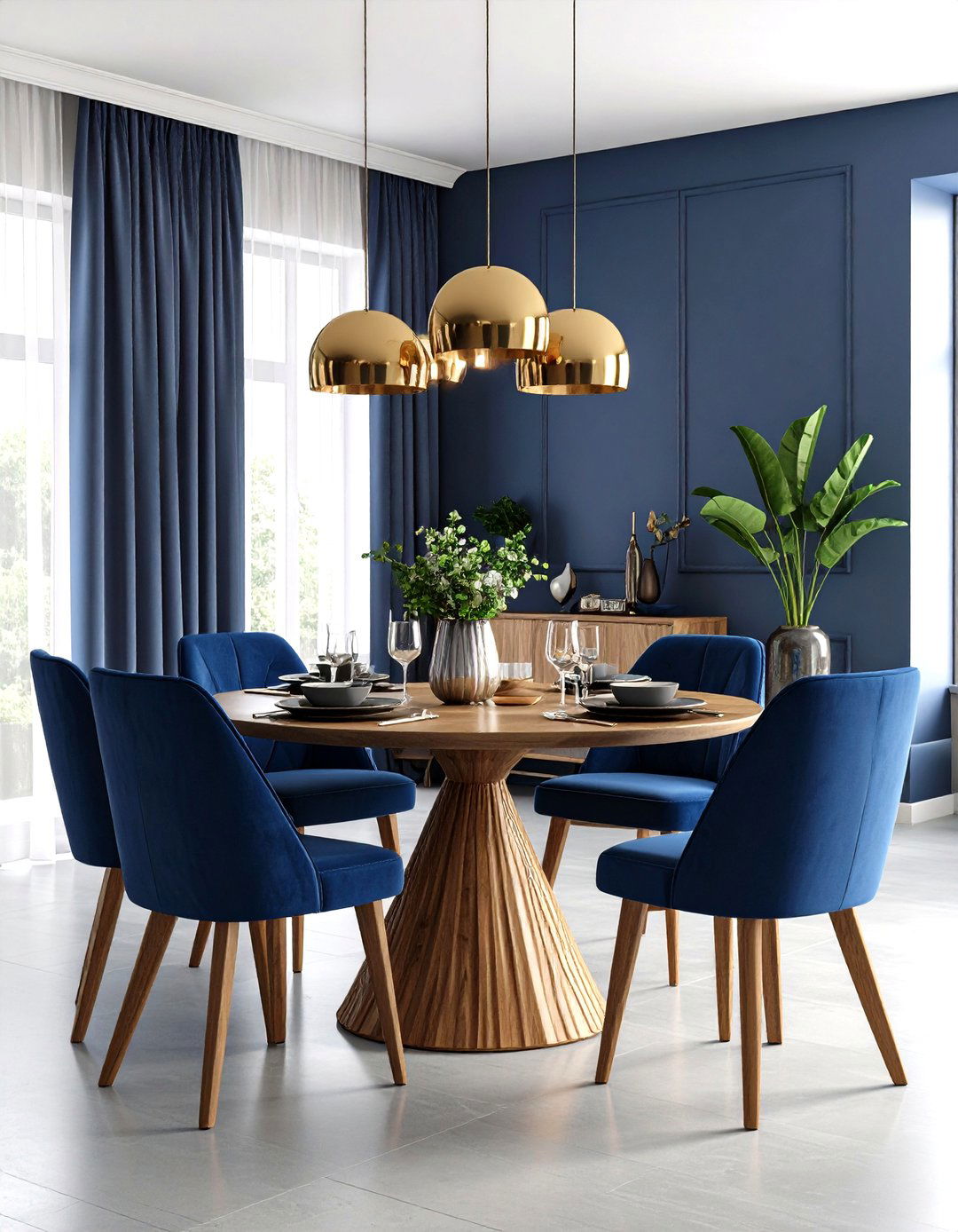 Monochromatic Eclectic Dining Room - 24 Eclectic Dining Room Ideas