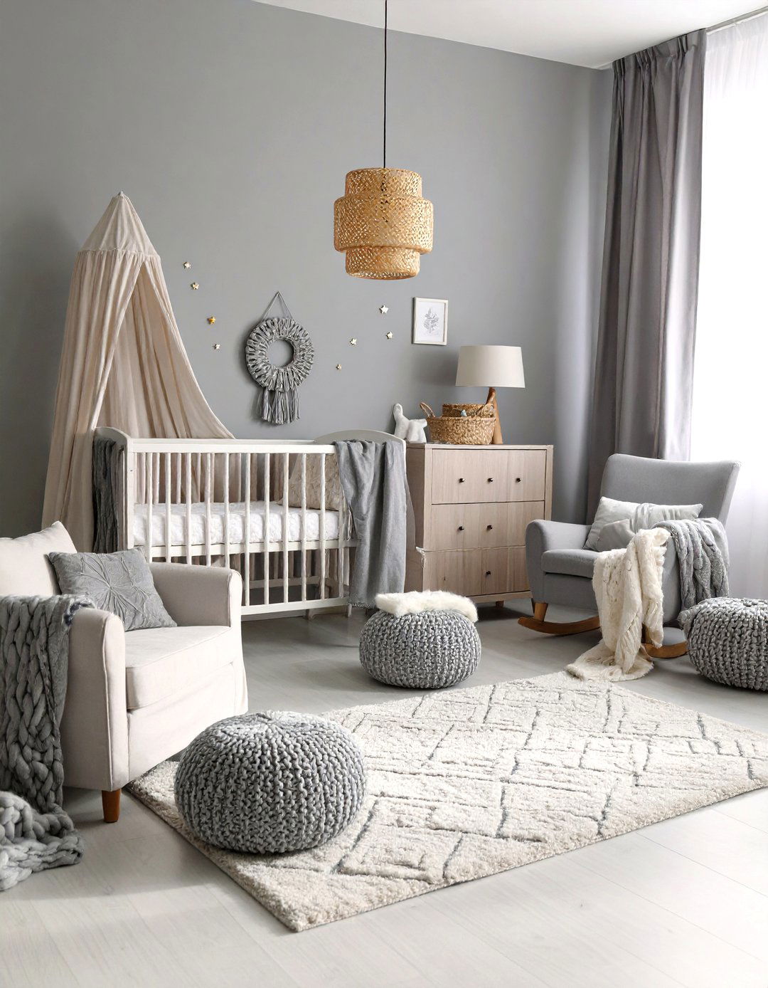 Monochromatic Elegance - 24 Small Nursery Ideas