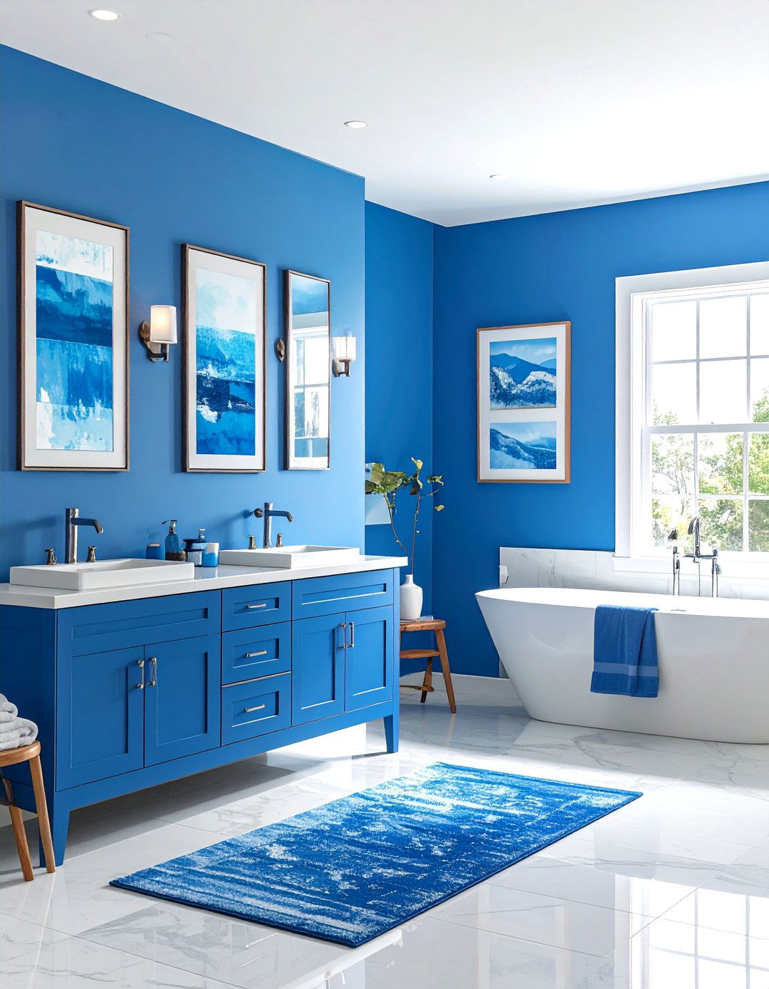 Monochromatic Gallery Wall - 24 Gallery Wall Ideas