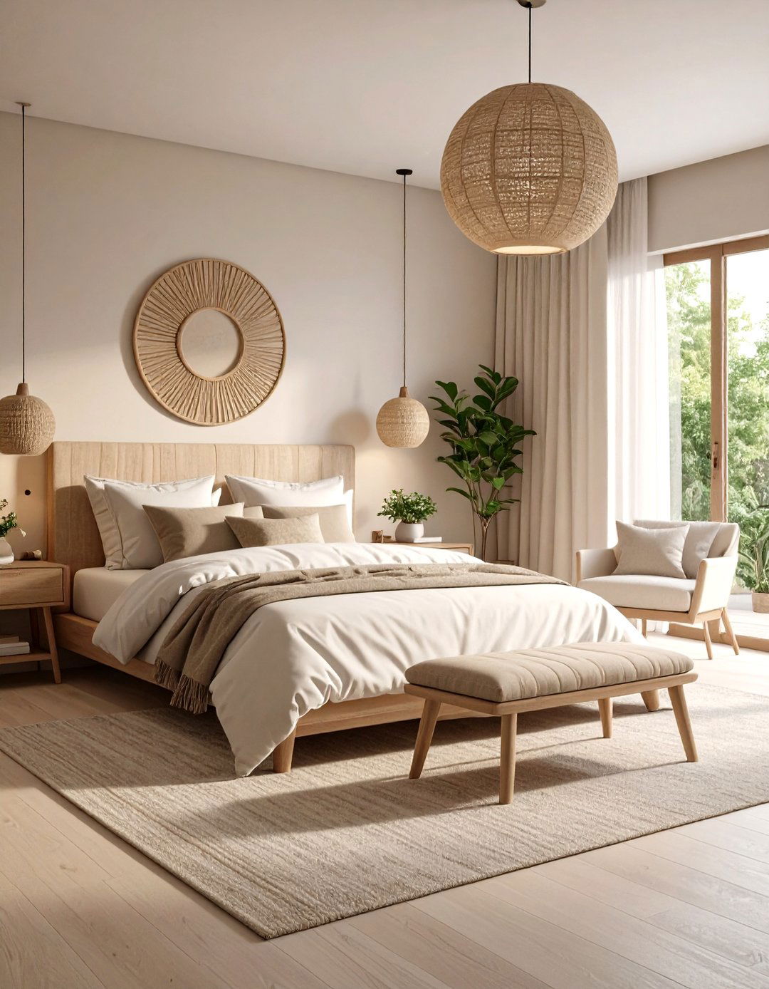 Monochromatic Zen Bedroom Design - 24 Zen Bedroom Ideas