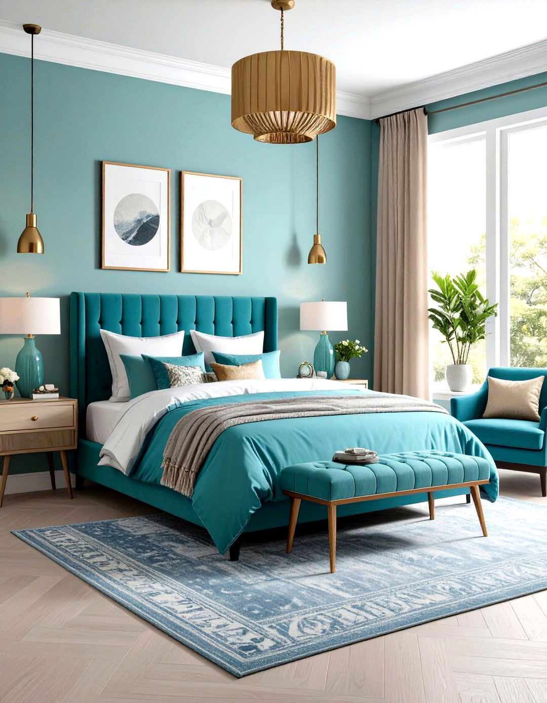 Monochrome Statement Bedroom Design - 24 Bedroom Interior Design Ideas