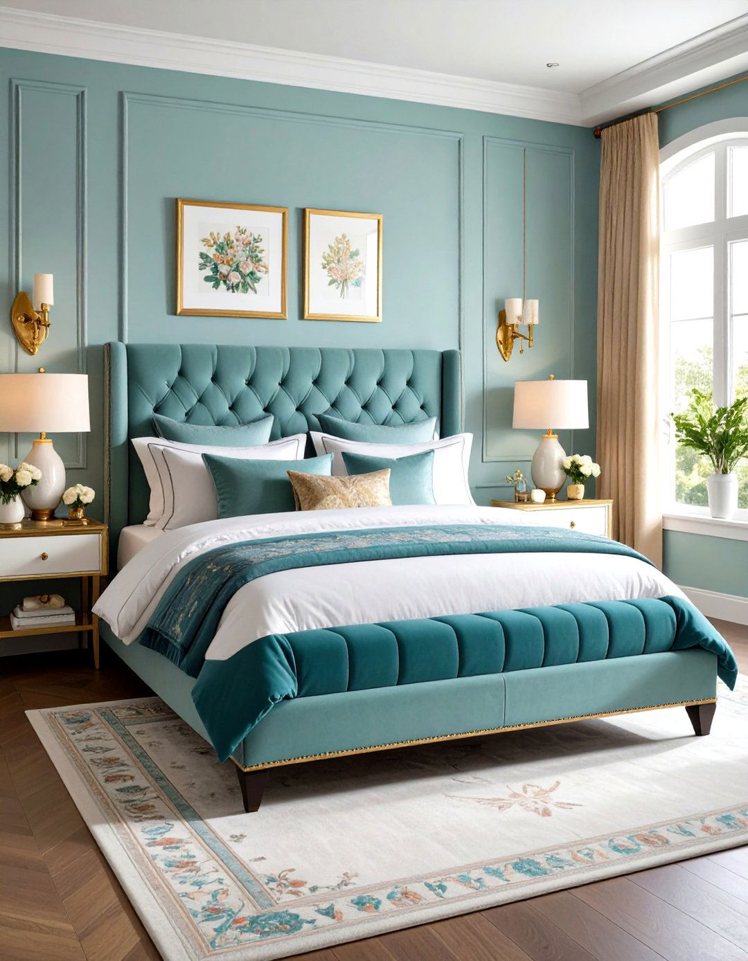 Monogrammed Luxury Bedroom - 24 Blair Waldorf Bedroom
