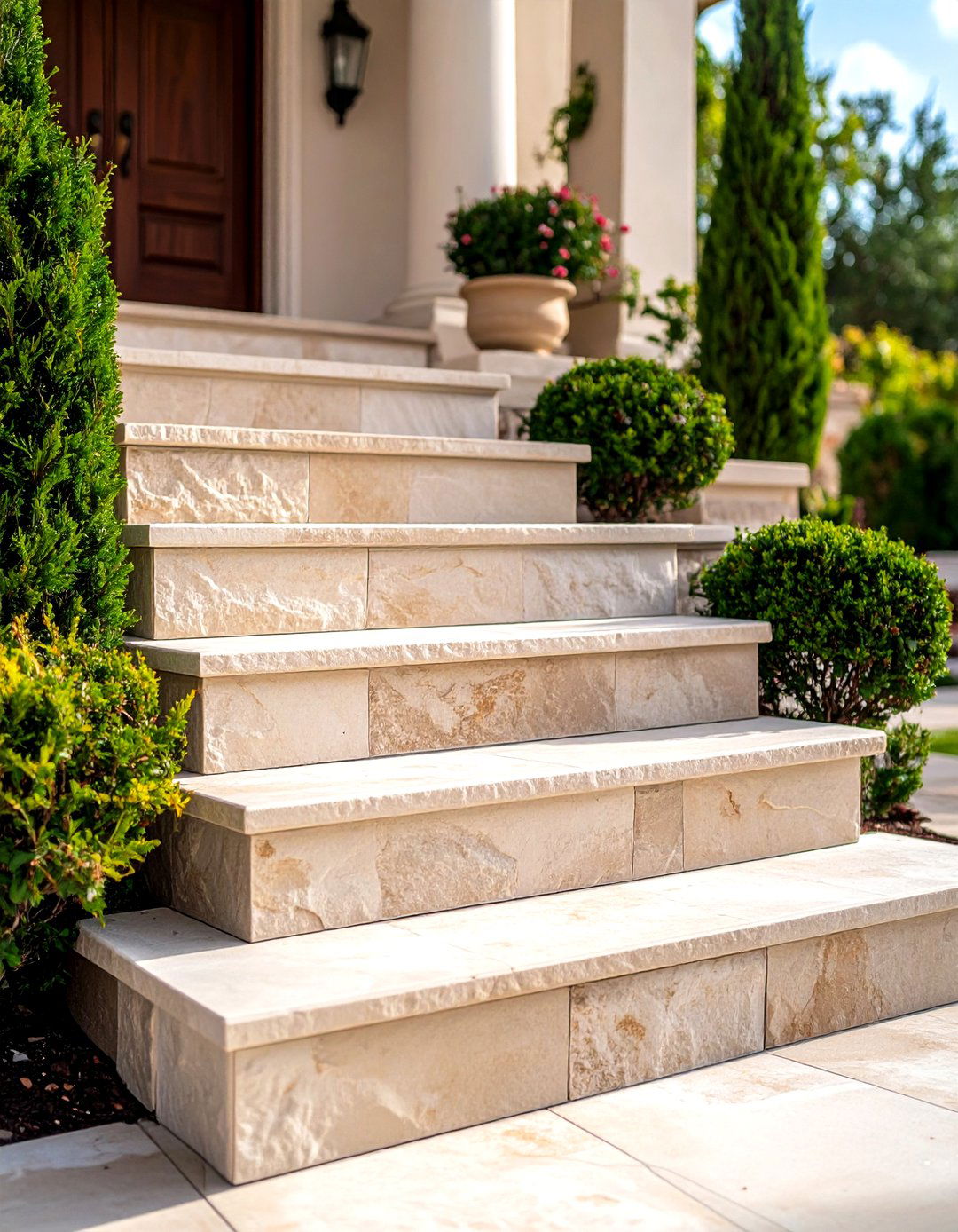 Monolithic Flagstone Block Steps - 24 Flagstone Steps
