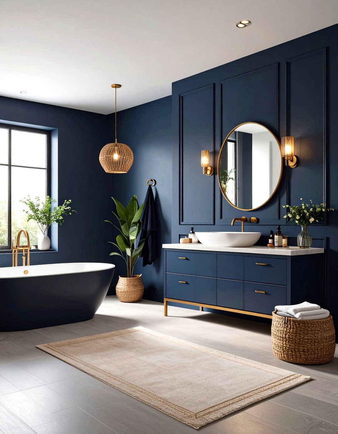 Moody Dark Color Palettes - 24 Half Bathroom Ideas