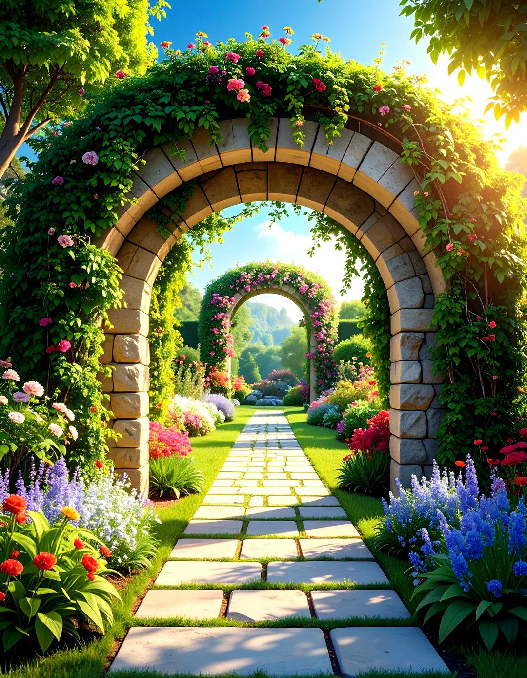 Moongate Entrance Garden - 24 Zen Garden Ideas
