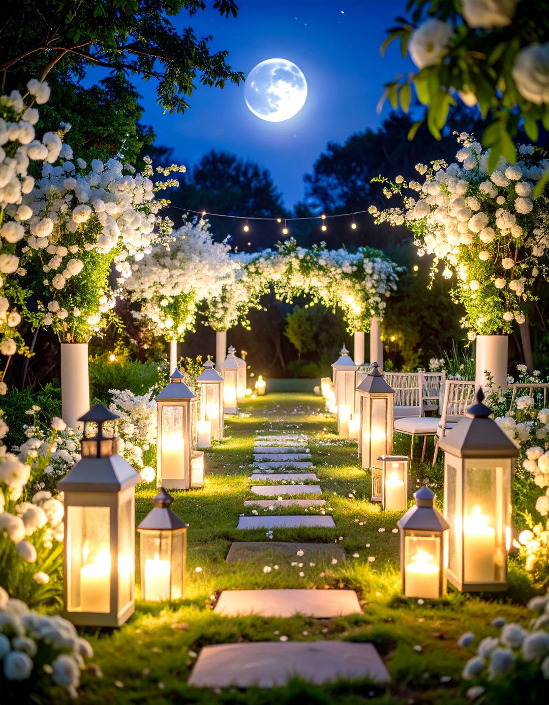 Moonlight Garden Magic Wedding - 24 Garden Wedding Ideas