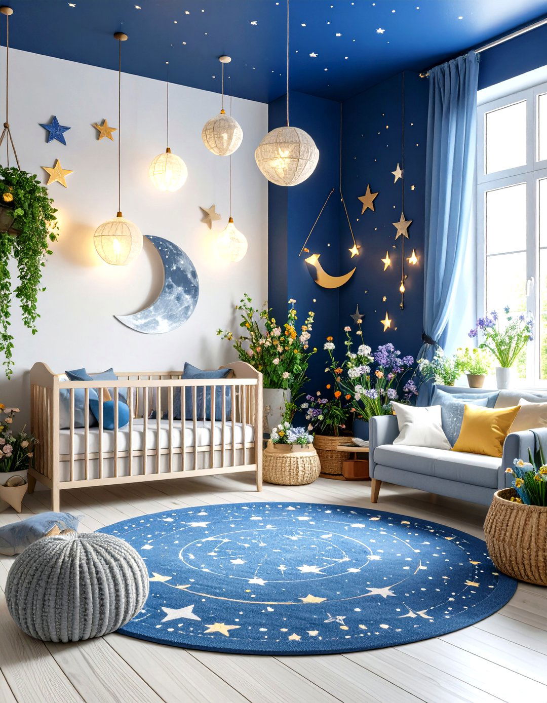 Moonlight Garden Nursery with Night Blooming Plants - 24 Nursery Garden Ideas