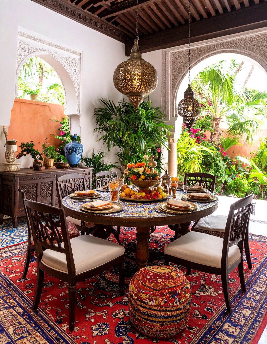 Moroccan Eclectic Dining Room - 24 Eclectic Dining Room Ideas