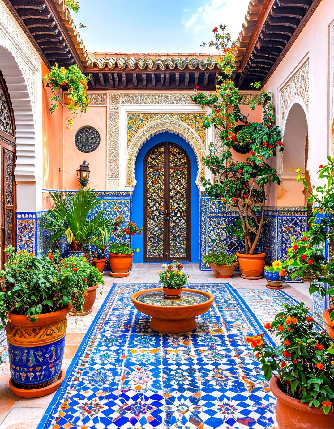 Moroccan Influence Elements - 24 spanish style home exterior ideas