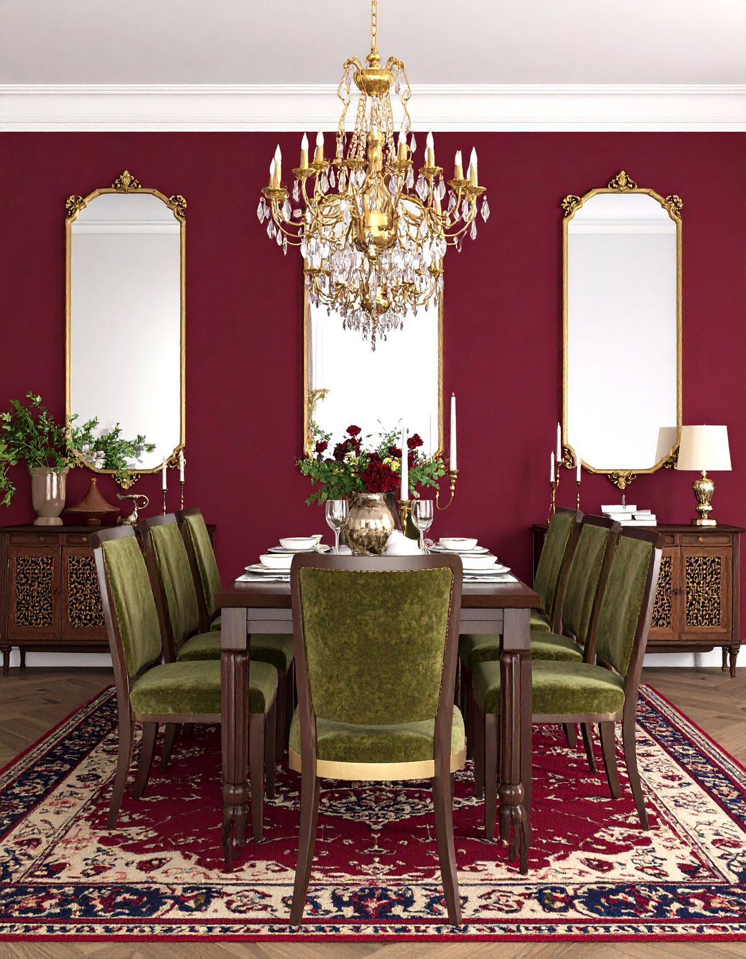 Moroccan Inspired Boho Dining Room - 24 Boho Room Ideas