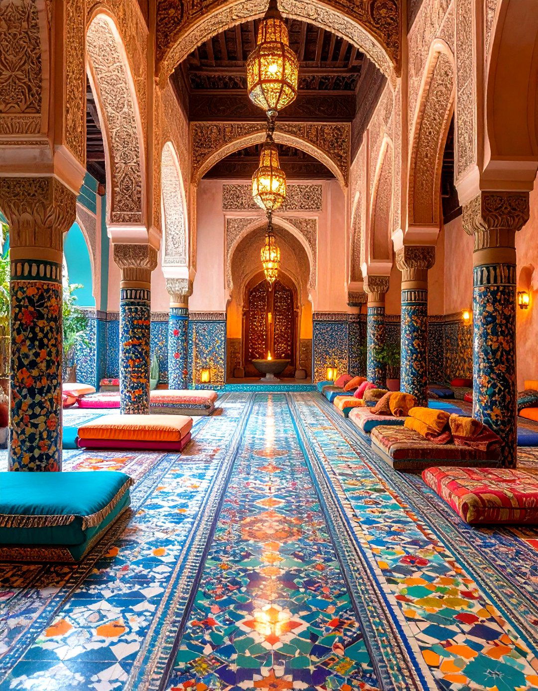 Moroccan Inspired Facial Retreat - 24 Facial Room Ideas