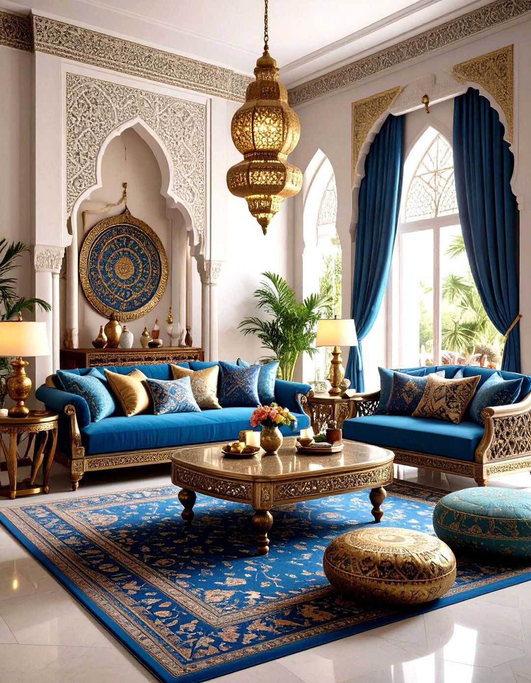 Moroccan Inspired Mystique - 24 Vintage Living Room Ideas