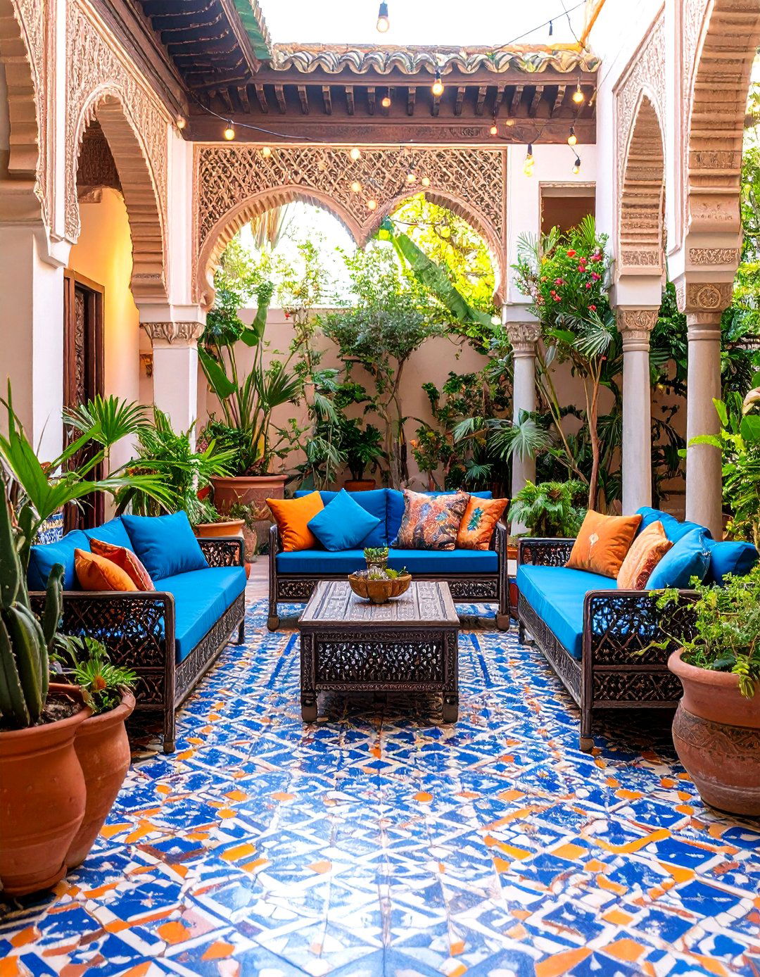 Moroccan Inspired Patio - 24 Arizona Backyard Ideas