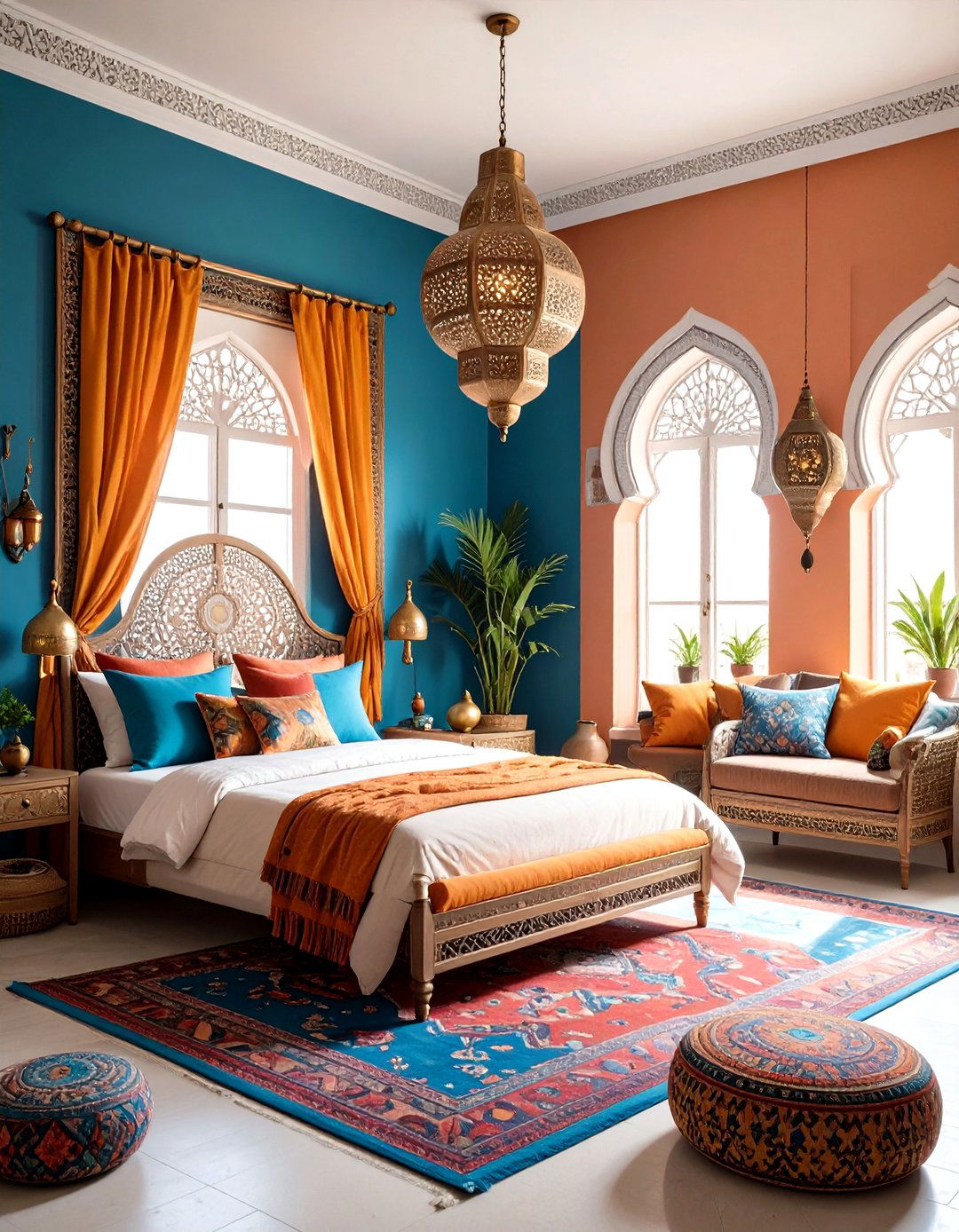 Moroccan Inspired Retreat - 24 Boho Dorm Room Ideas