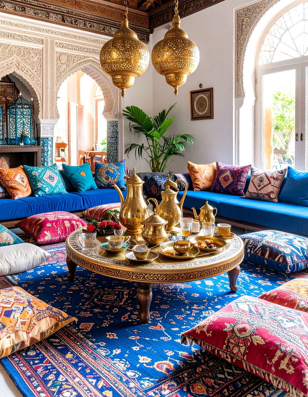 Moroccan Tea Culture Living Room - 24 Bohemian Moroccan Living Room Ideas