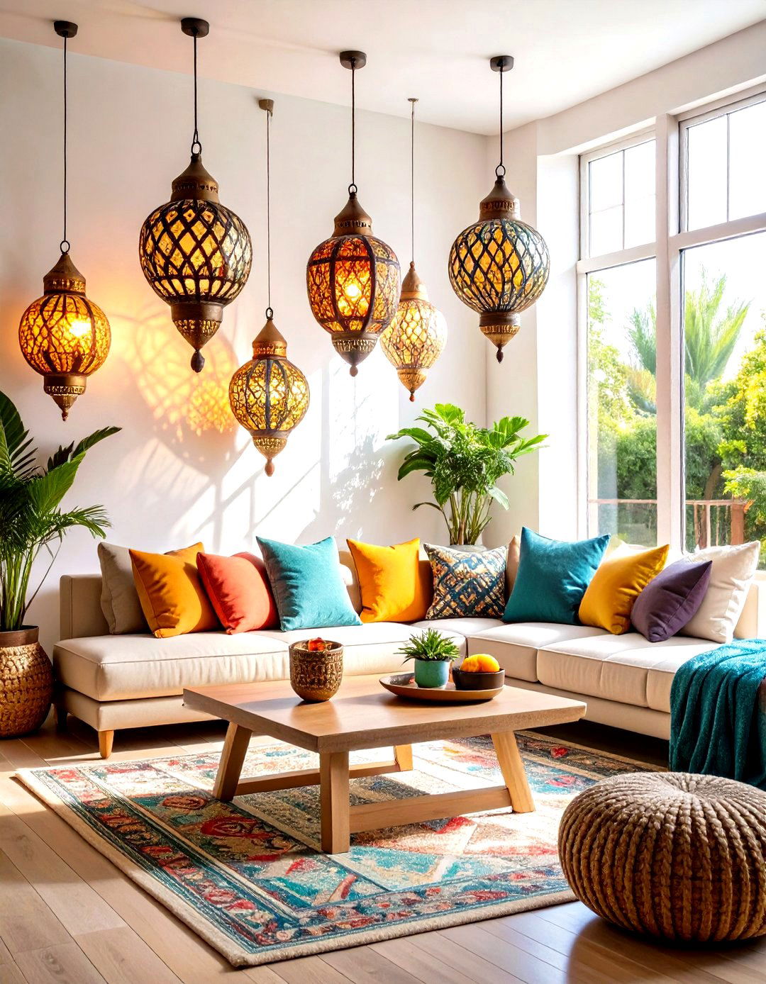 Moroccan and Global Inspired Wall Lanterns - 24 Living Room Wall Lighting Ideas