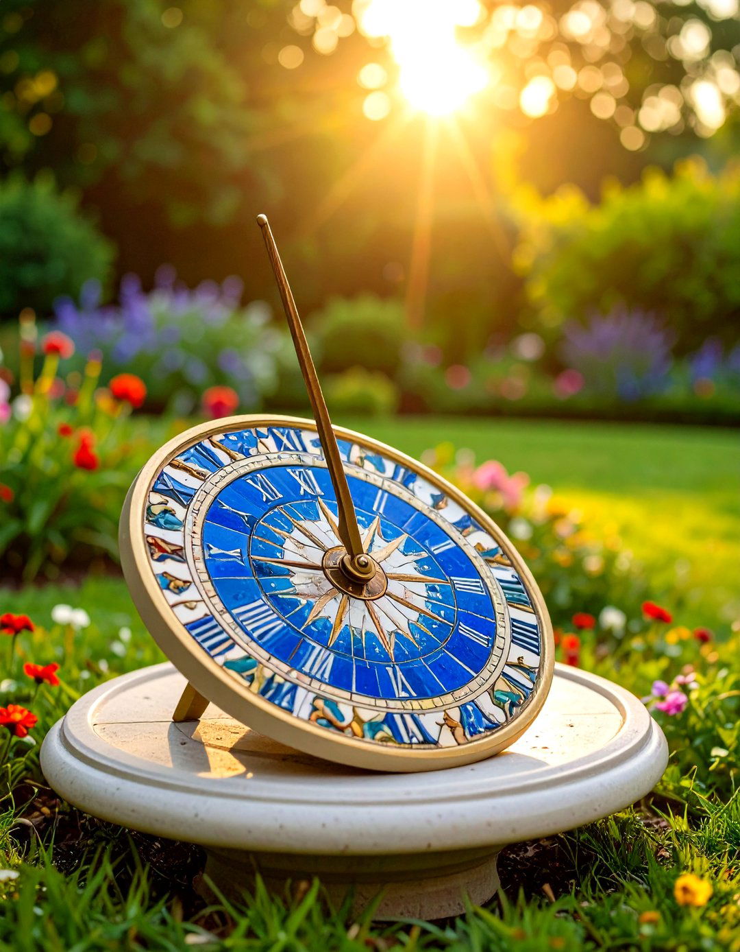 Mosaic Sundial Gardens - 24 Mosaic Garden Ideas