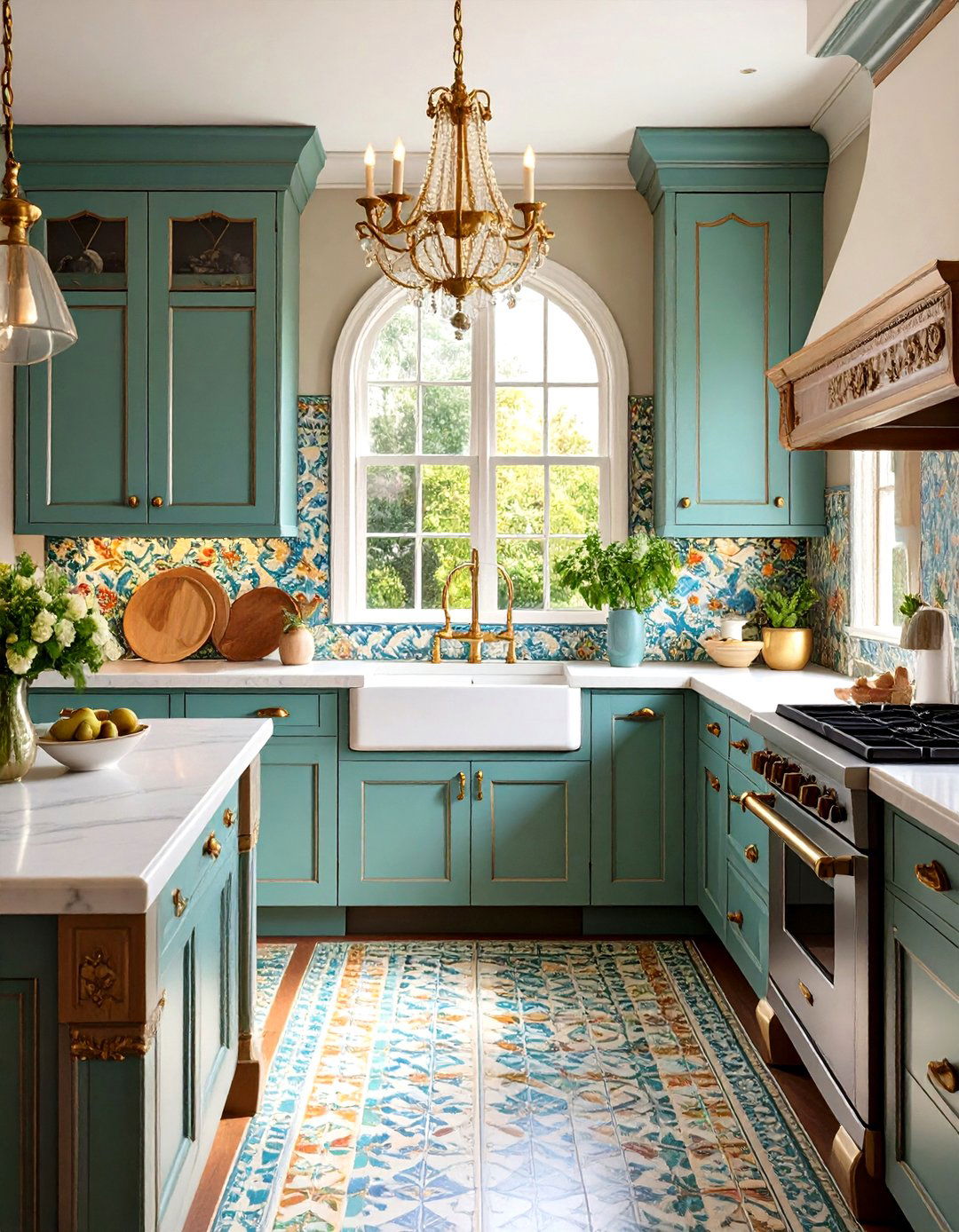 Mosaic Tile Backsplash Artistry - 24 Victorian Kitchen Ideas
