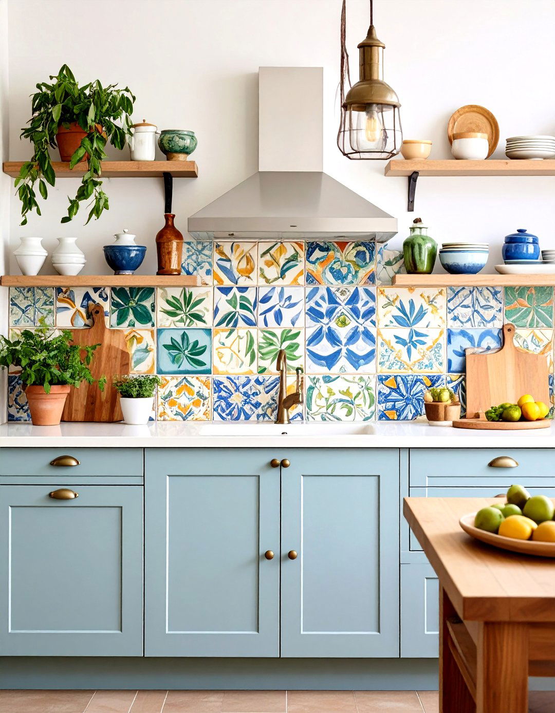 Mosaic Tile Backsplash Design - 24 Tuscan Kitchen Design Ideas