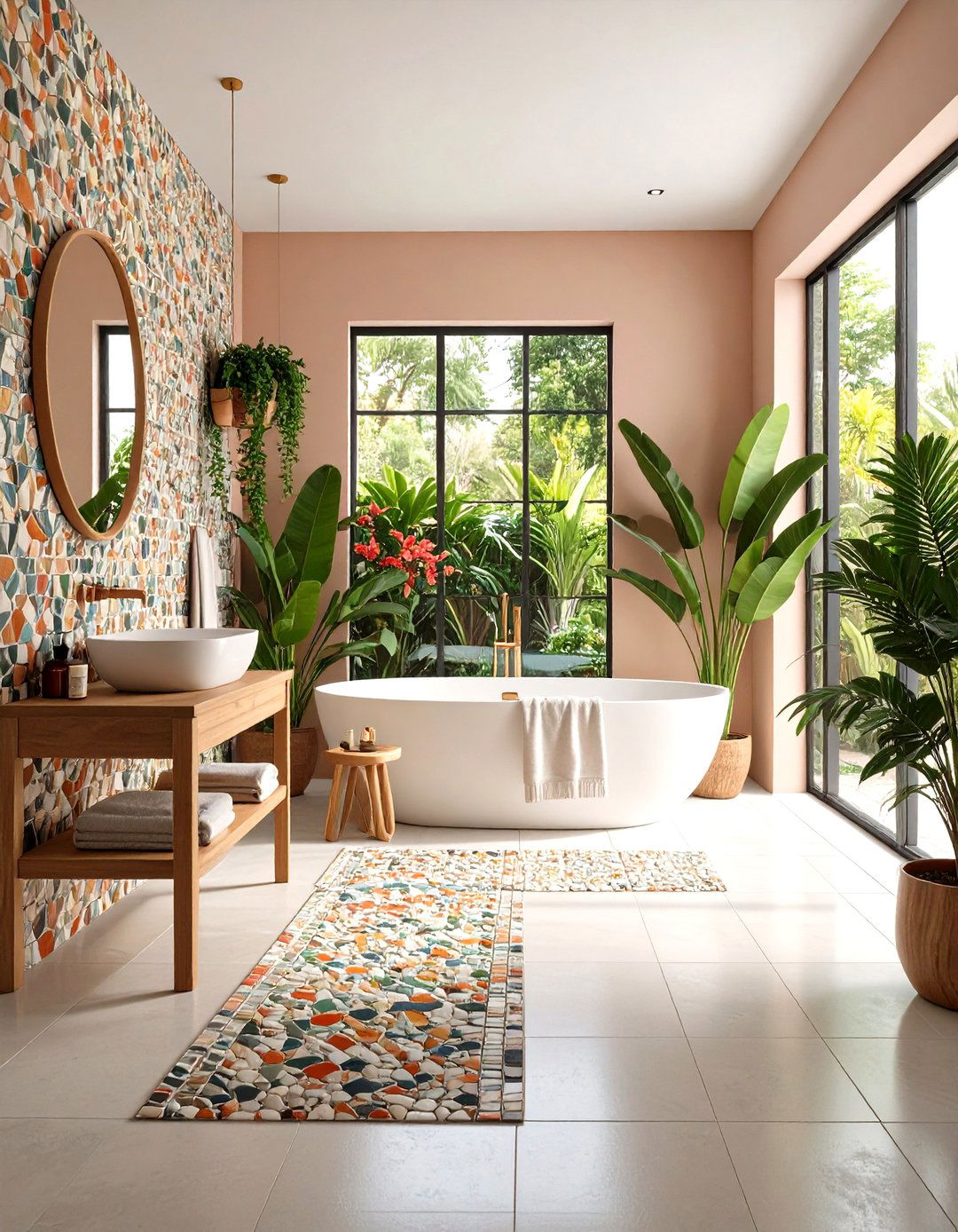 Mosaic Tile Bathroom Artistry - 24 Maximalist Bathroom Design Ideas