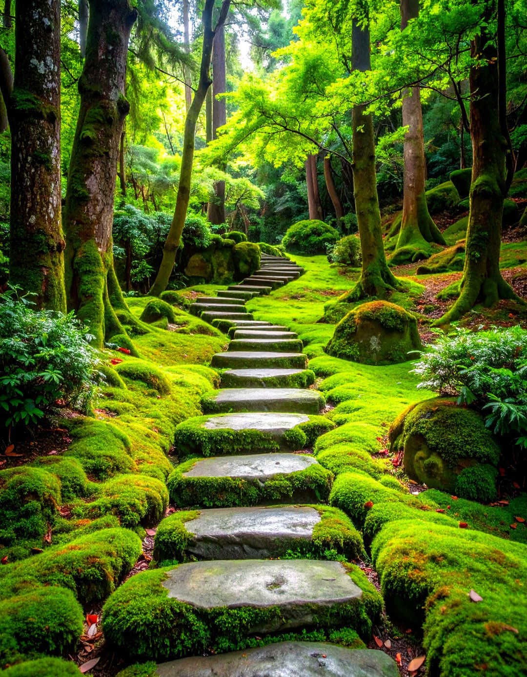 Moss Garden Sanctuary - 24 Zen Garden Ideas