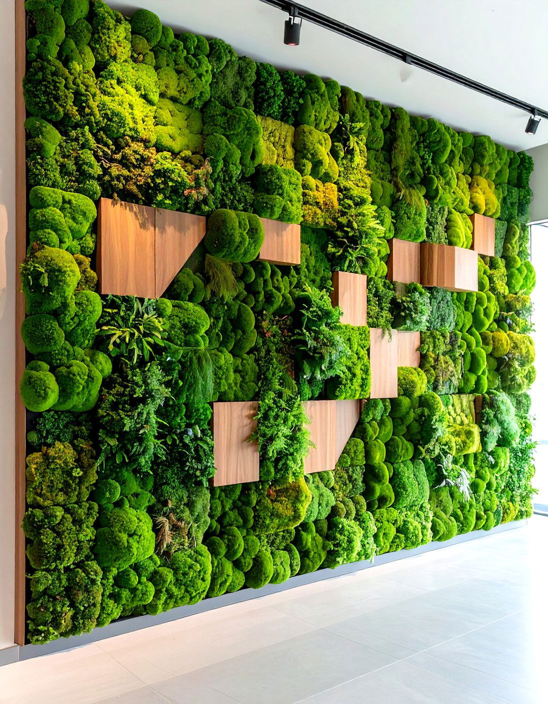 Moss Wall Art Installations - 24 Indoor Plant Wall Ideas