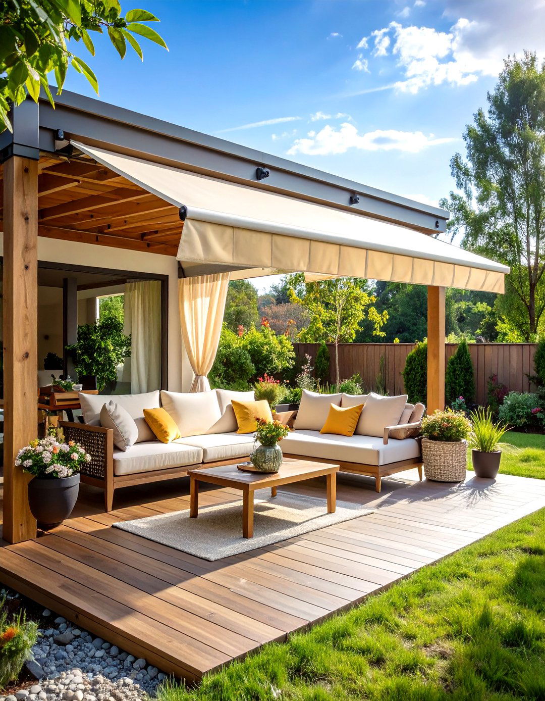 Motorized Retractable Awnings