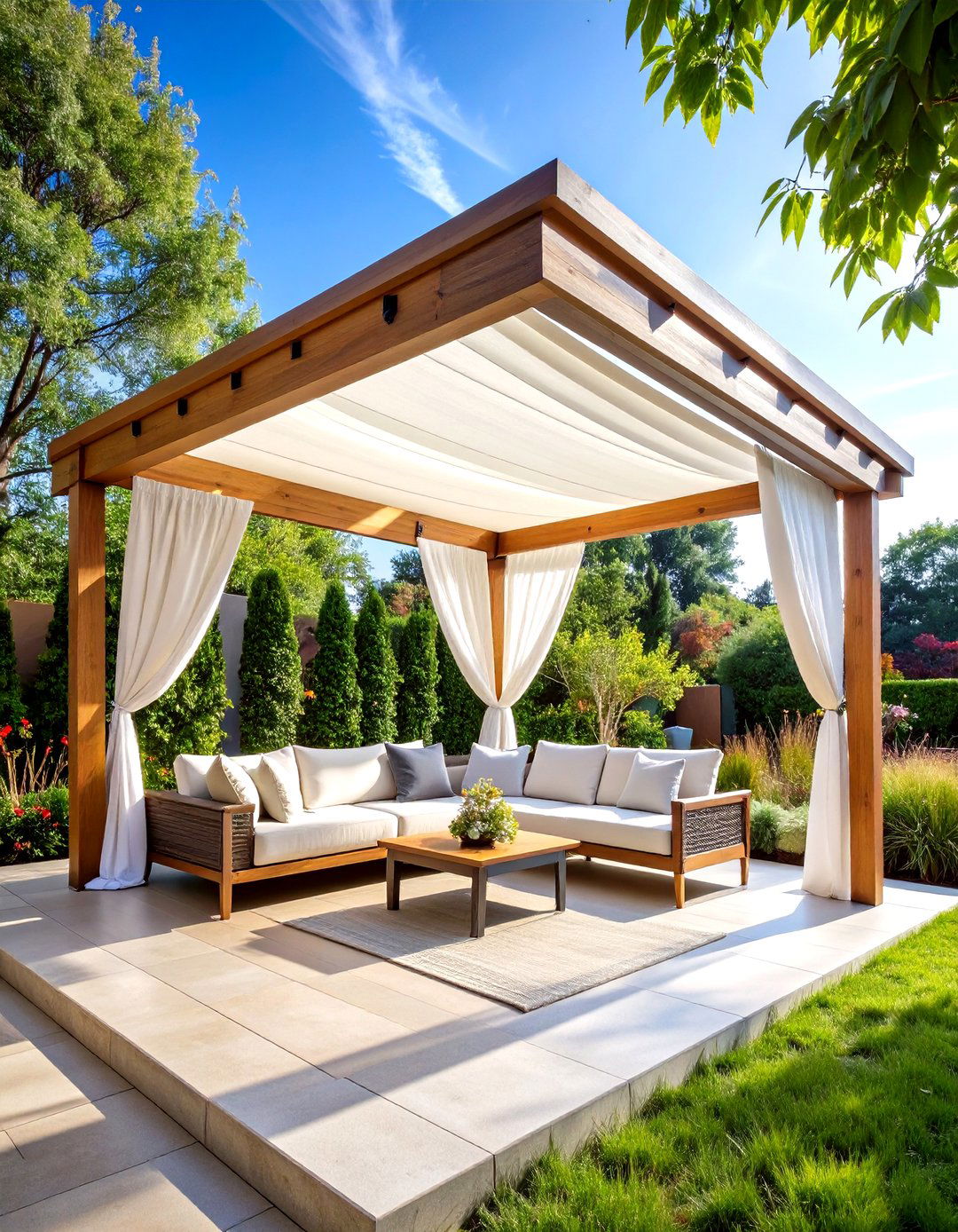 Motorized Retractable Canopy Systems - 24 Pergola Shade Ideas