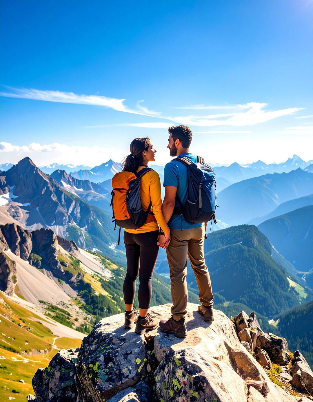 Mountain Summit Adventure Proposal - 24 Wedding Proposal Ideas