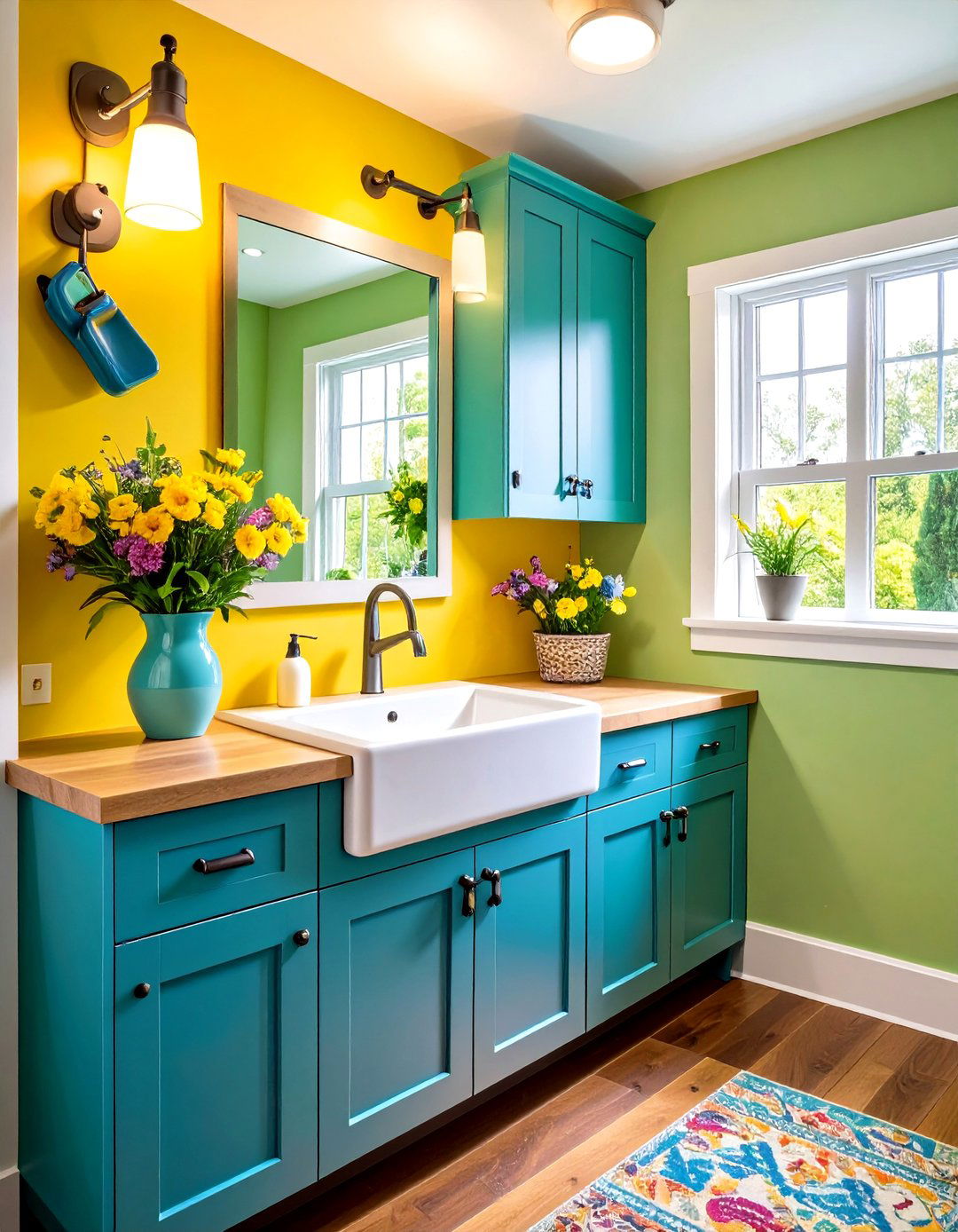 Mudroom with Washing Station - 24 Mud Room Ideas