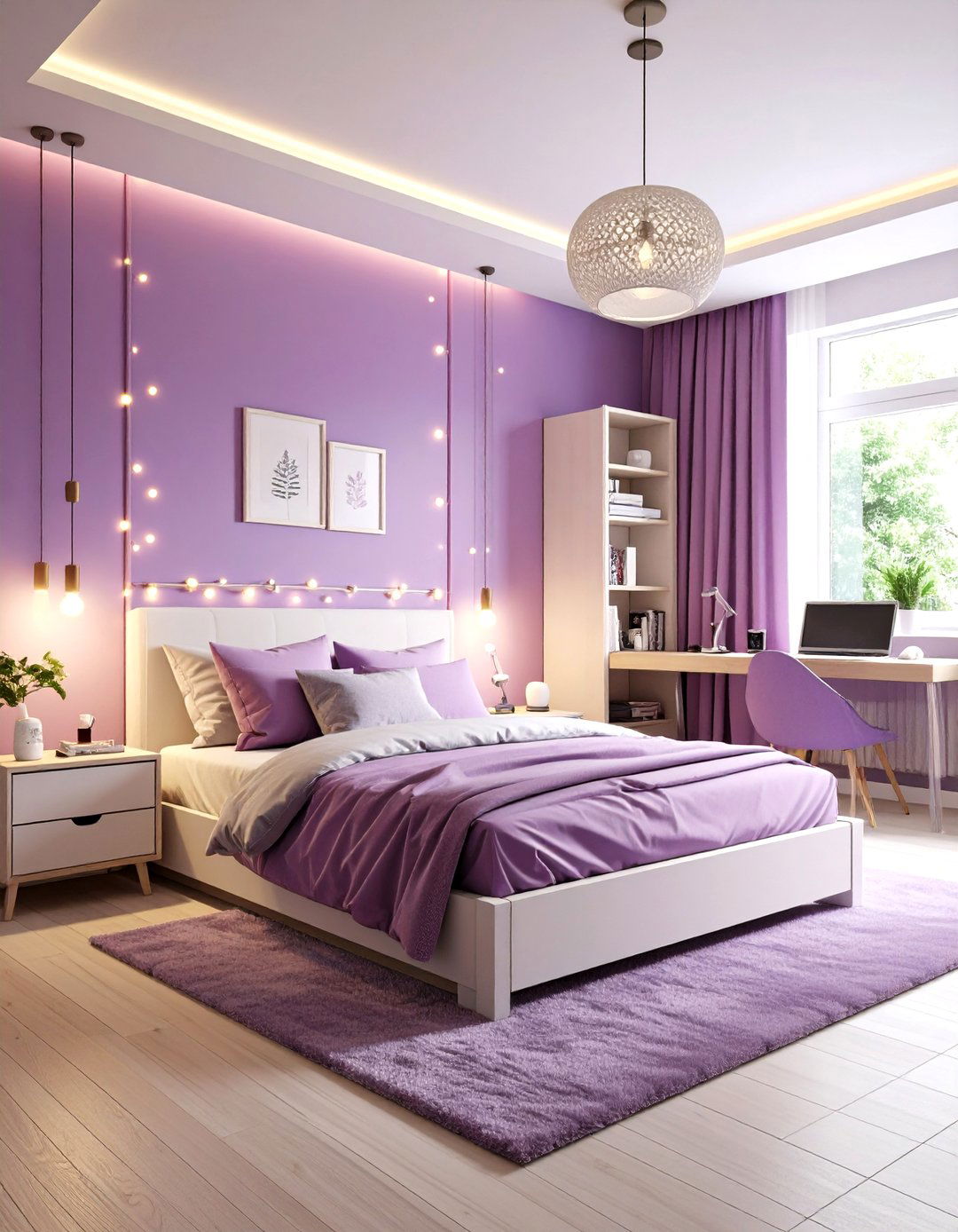 Mulberry Teen Bedroom Sanctuary - 24 Purple Bedroom Ideas