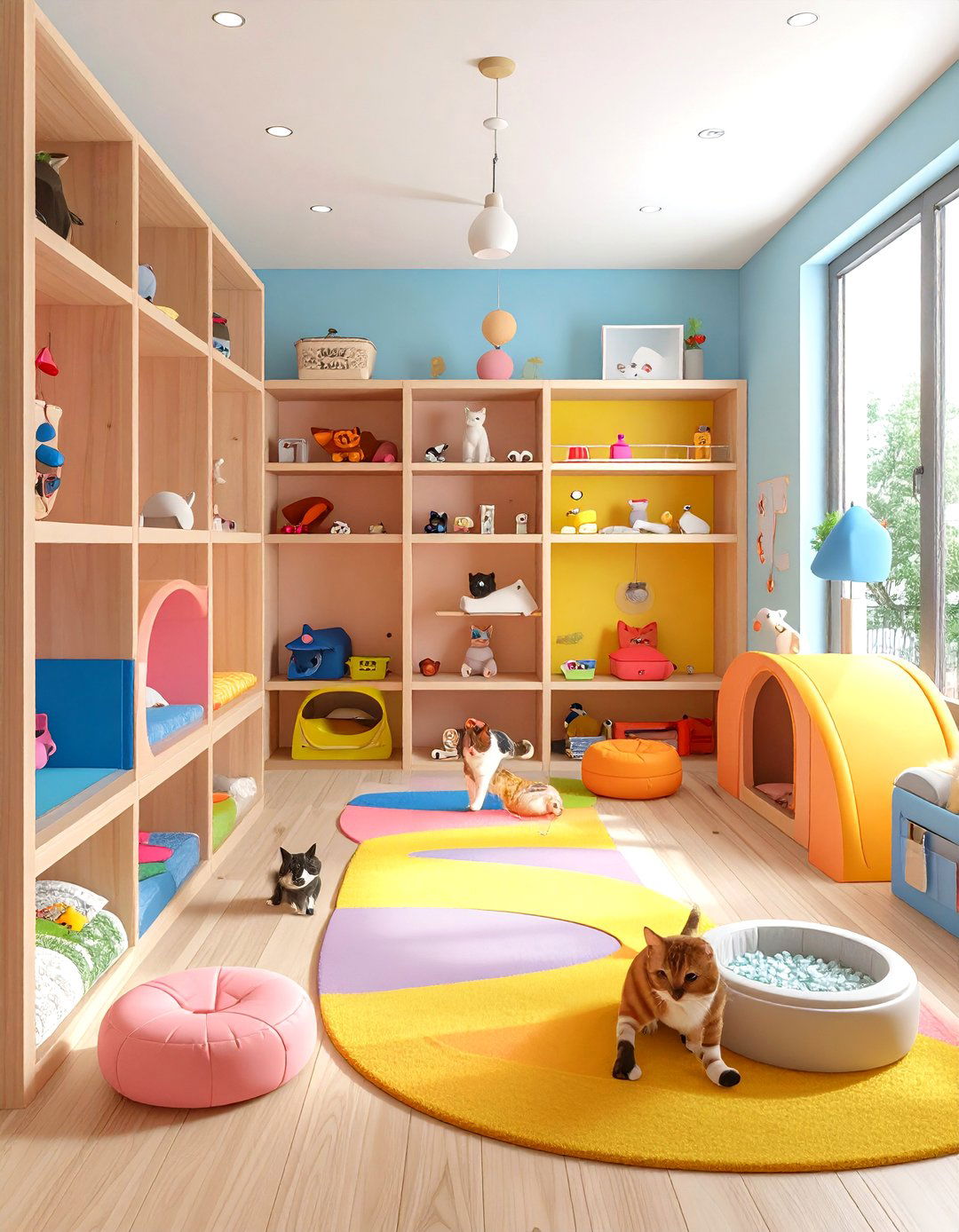 Multi Cat Harmony Zone - 24 Cat Room Ideas