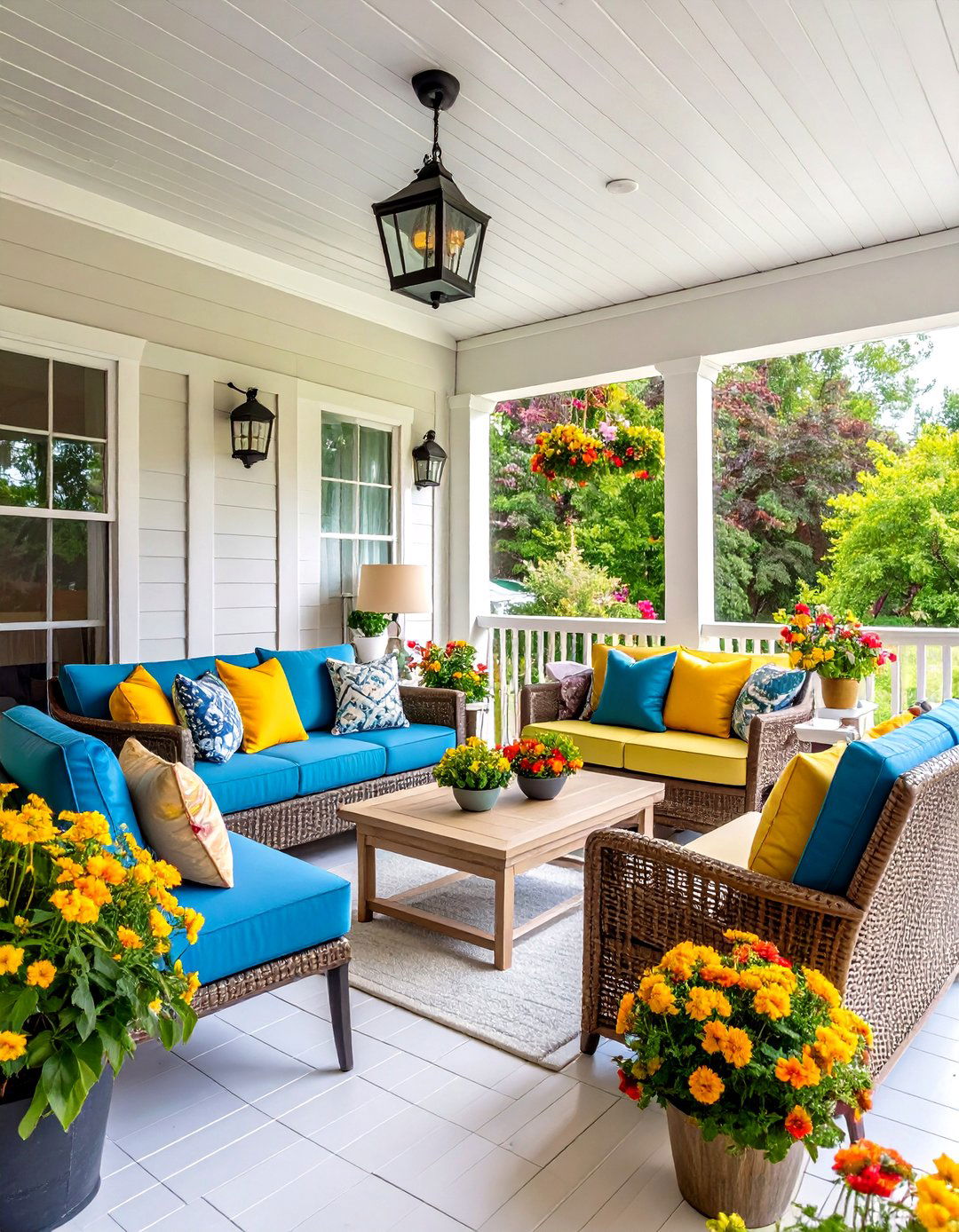 Multi Functional Family Zone - 24 Screened-in Porch Ideas