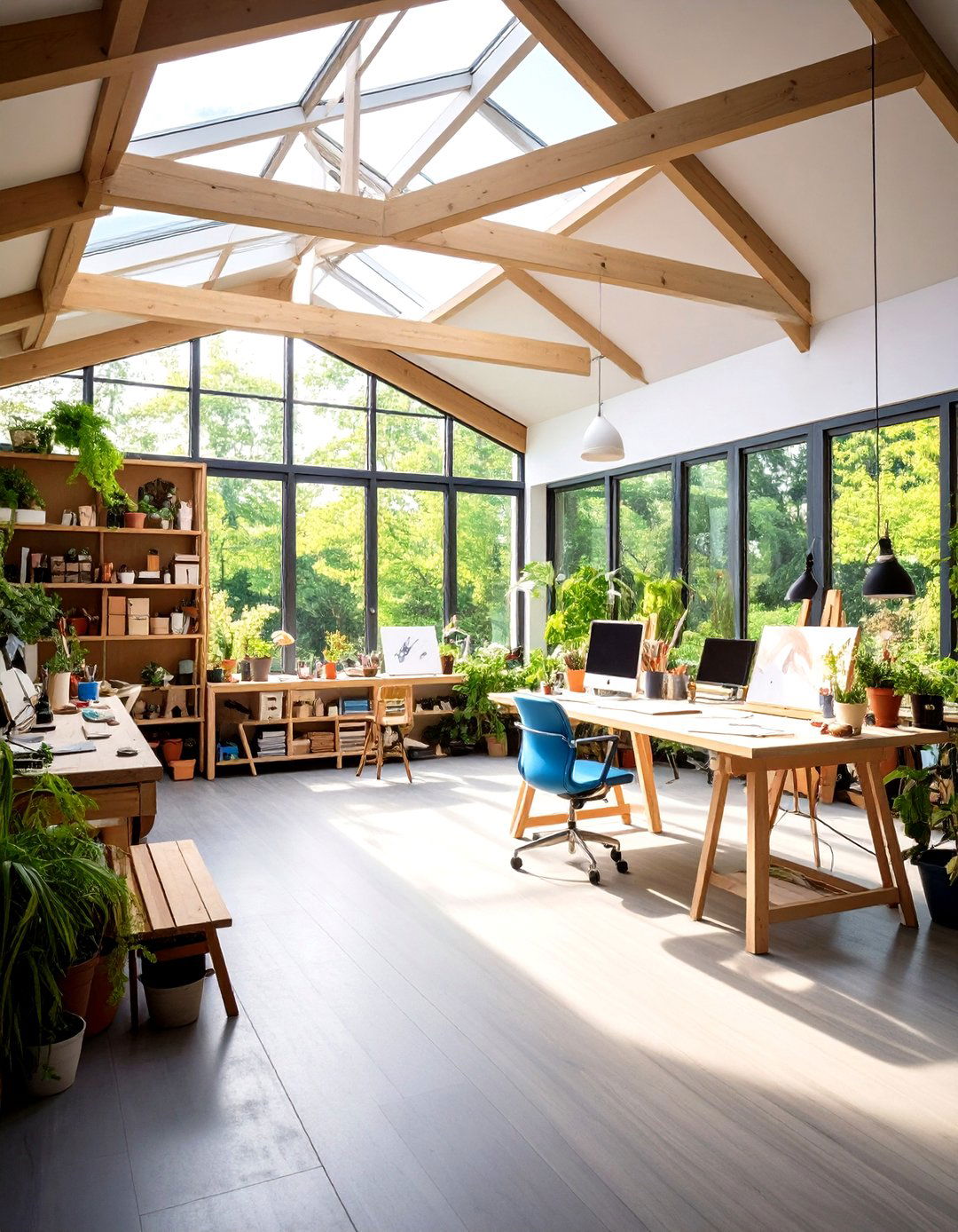 Multi Functional Garden Office and Art Studio - 24 Garden Office Ideas