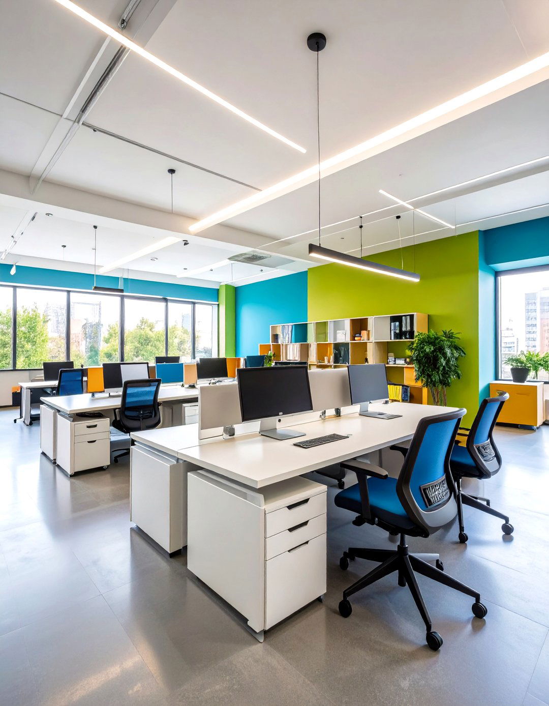 Multi Functional Office Space - 24 Modern Home Office Ideas